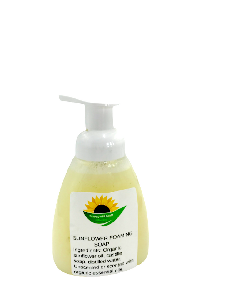 Organic Sunflower Oil Foaming Baby Soap and Shampoo, Baby Soap Sensitive Skin, Safe Baby Foaming Body Wash, Organic Baby Shower Gift Active