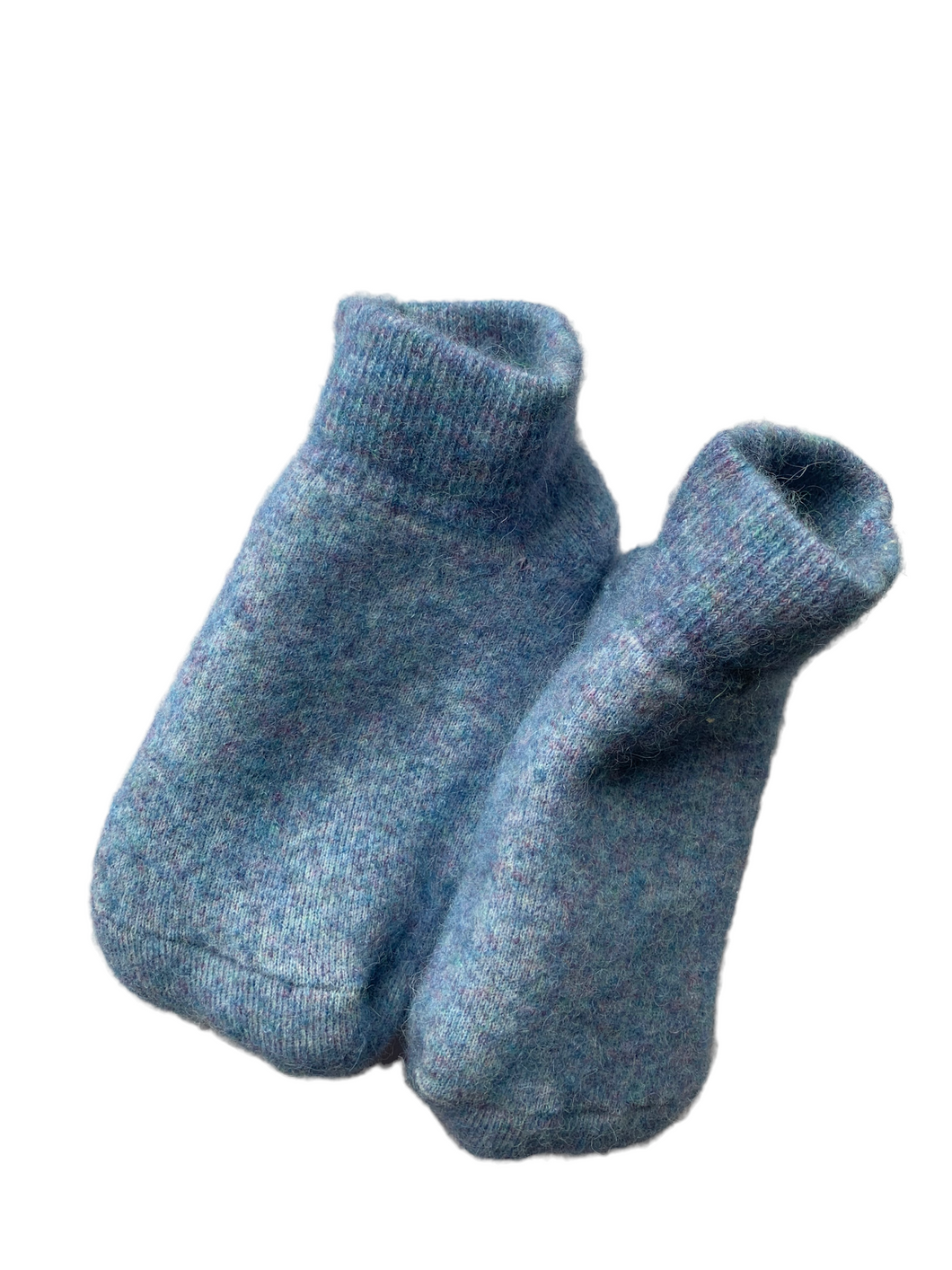 Super Soft Alpaca Blue Non Slip Gripper Slipper Socks, Alpaca Socks for Him/Her, Super Warm Slippers, House Shoes, Gift for Her, Christmas Gift