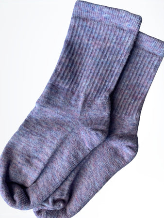 Super Soft Alpaca Crew Socks, Made in USA, Hiking Socks, Gift For Mom, Mother's Day Gift, Super Soft Socks, Cozy Socks, Sleep Socks,