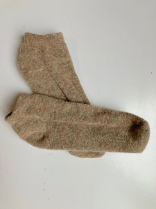 Super Soft Brown Alpaca Ankle Socks, Made in USA, Bed Socks, House Shoes, Cozy Socks, Warm Socks, Gift For Mom, Mother's Day Gift