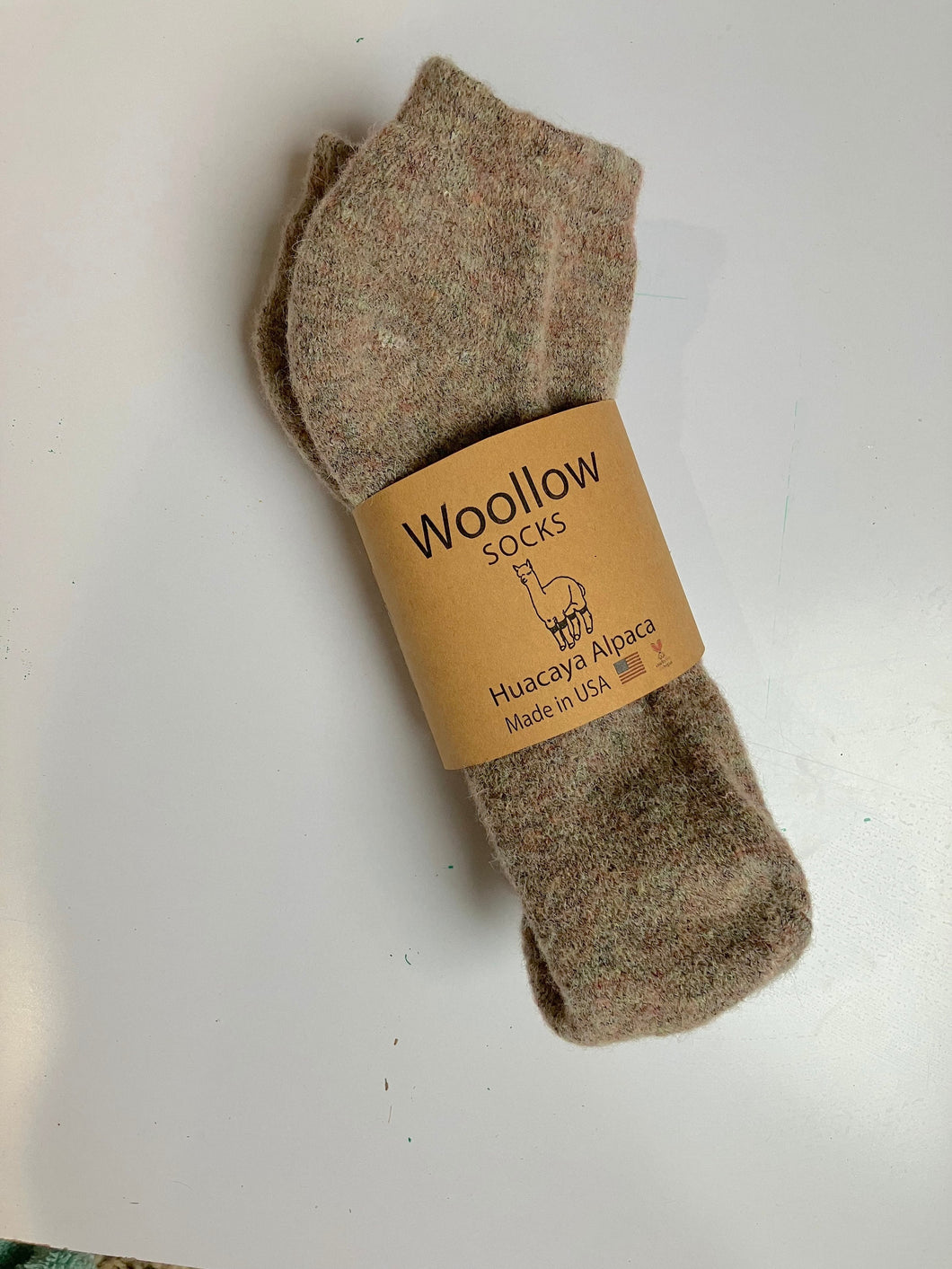 Super Soft Brown Alpaca Ankle Socks, Made in USA, Bed Socks, House Shoes, Cozy Socks, Warm Socks, Gift For Mom, Mother's Day Gift