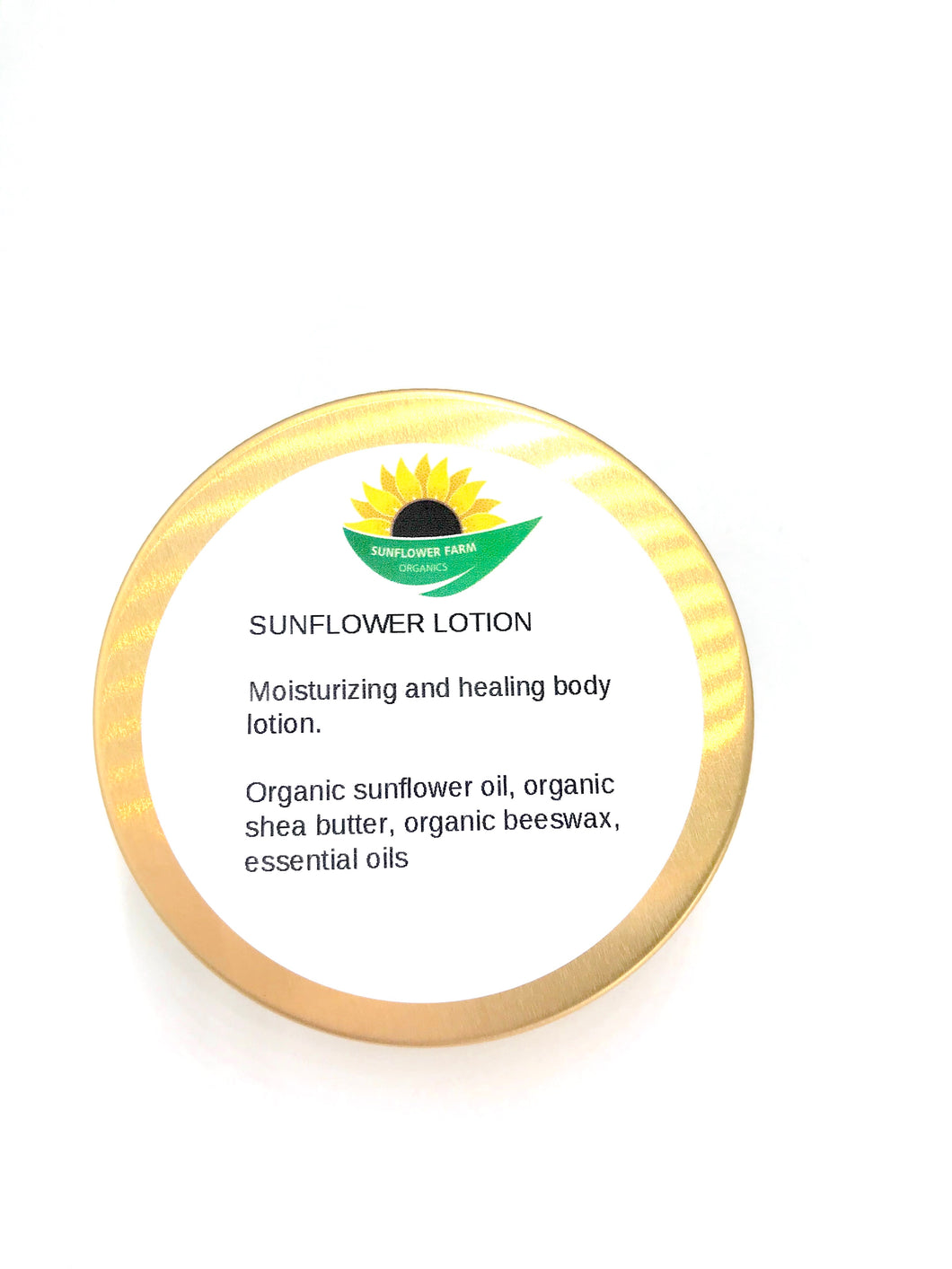 Sunflower Oil Moisturizing Lotion, Dry Itchy Skin Repair, Face and Body Moisturizer, Organic Moisturizer, All Natural Body Lotion Active