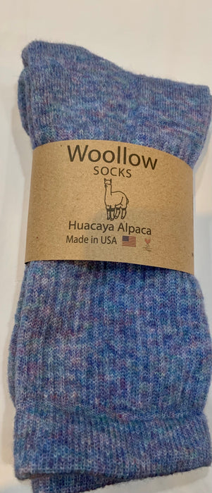 Super Soft Blue Alpaca Socks, Socks for Women / Men, Made in USA, Hiking Socks, Activewear, Ski Socks, Great Gift, All Natural Active
